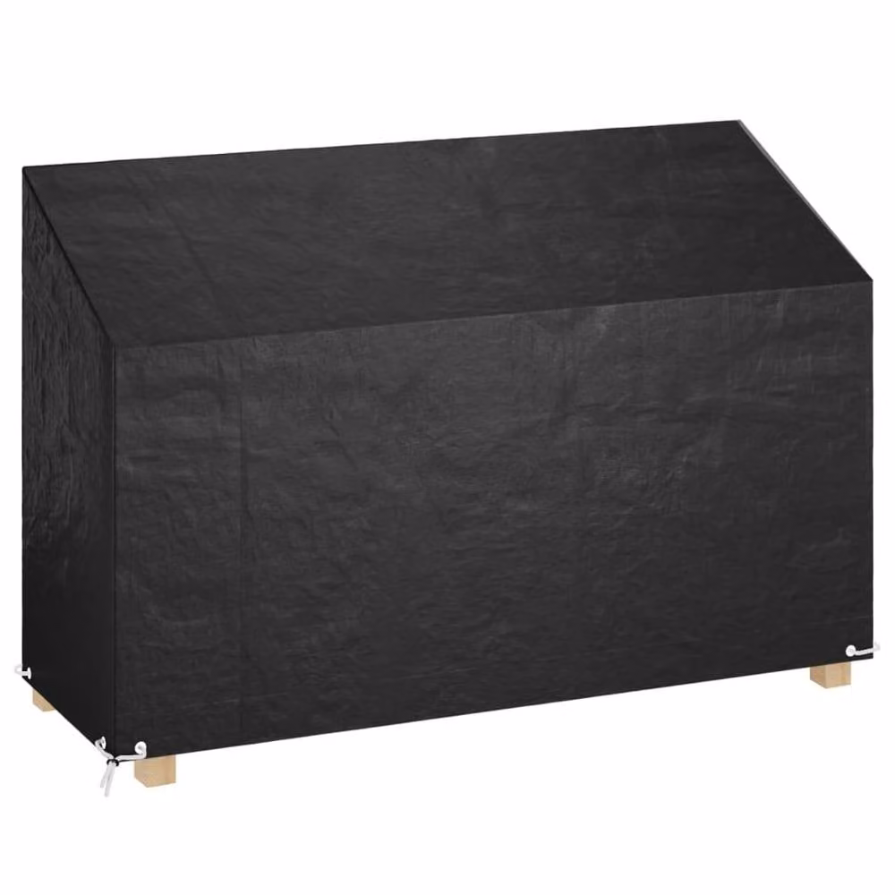 Berkfield Home Water-Repellent Polyethylene Garden Bench Cover in Black, W/D/H: 190 x 70 x 70/88 cm – 1