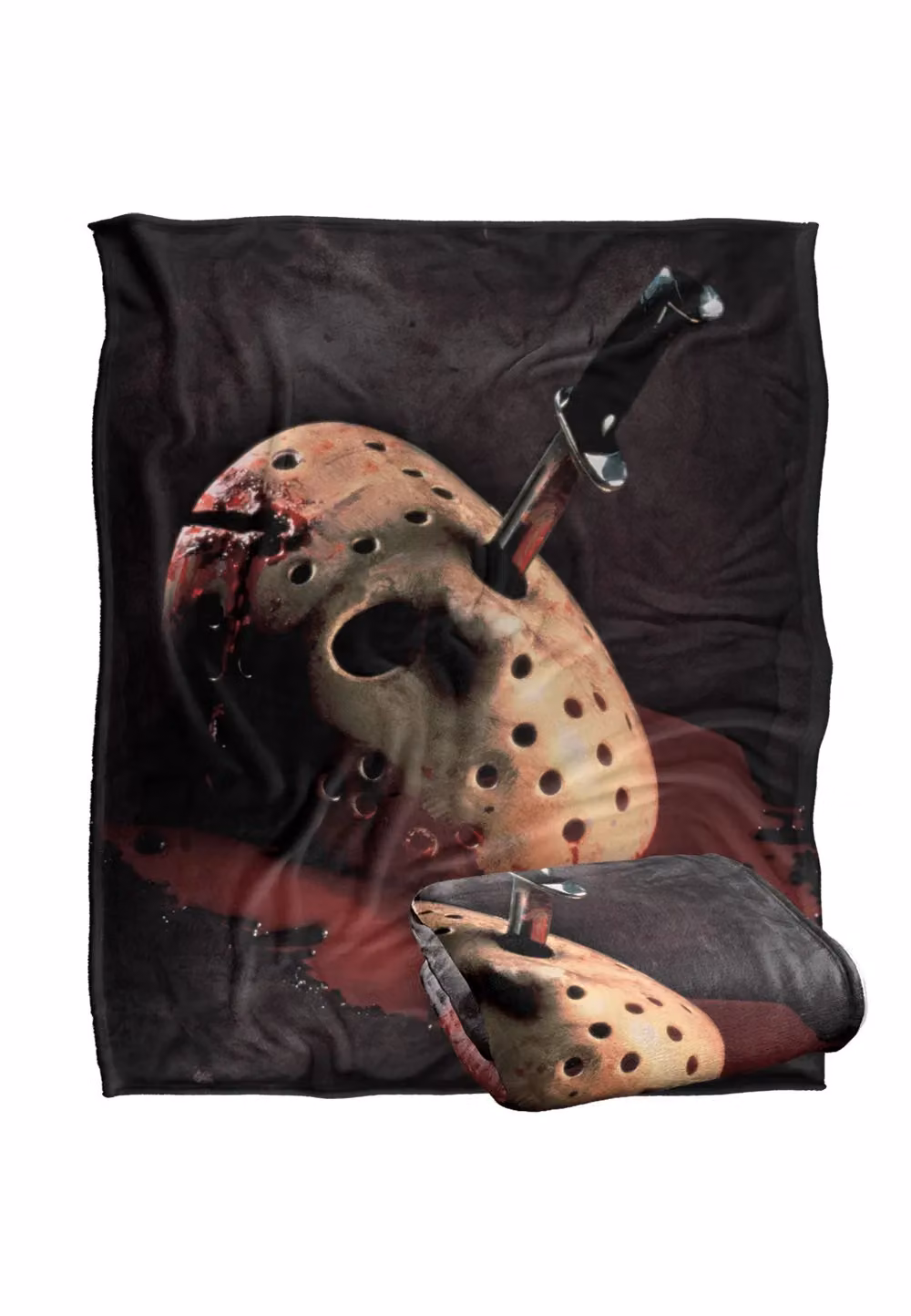 Warner Brothers Friday The 13th Silky Touch Super Soft Fluffy Throw Blanket in White, W/D: 152 x 127 cm – 2