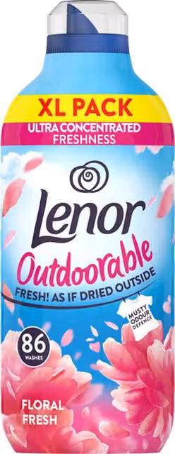 Lenor Outdoorable Fresh Fabric Conditioner, Floral Fresh, 1.2l