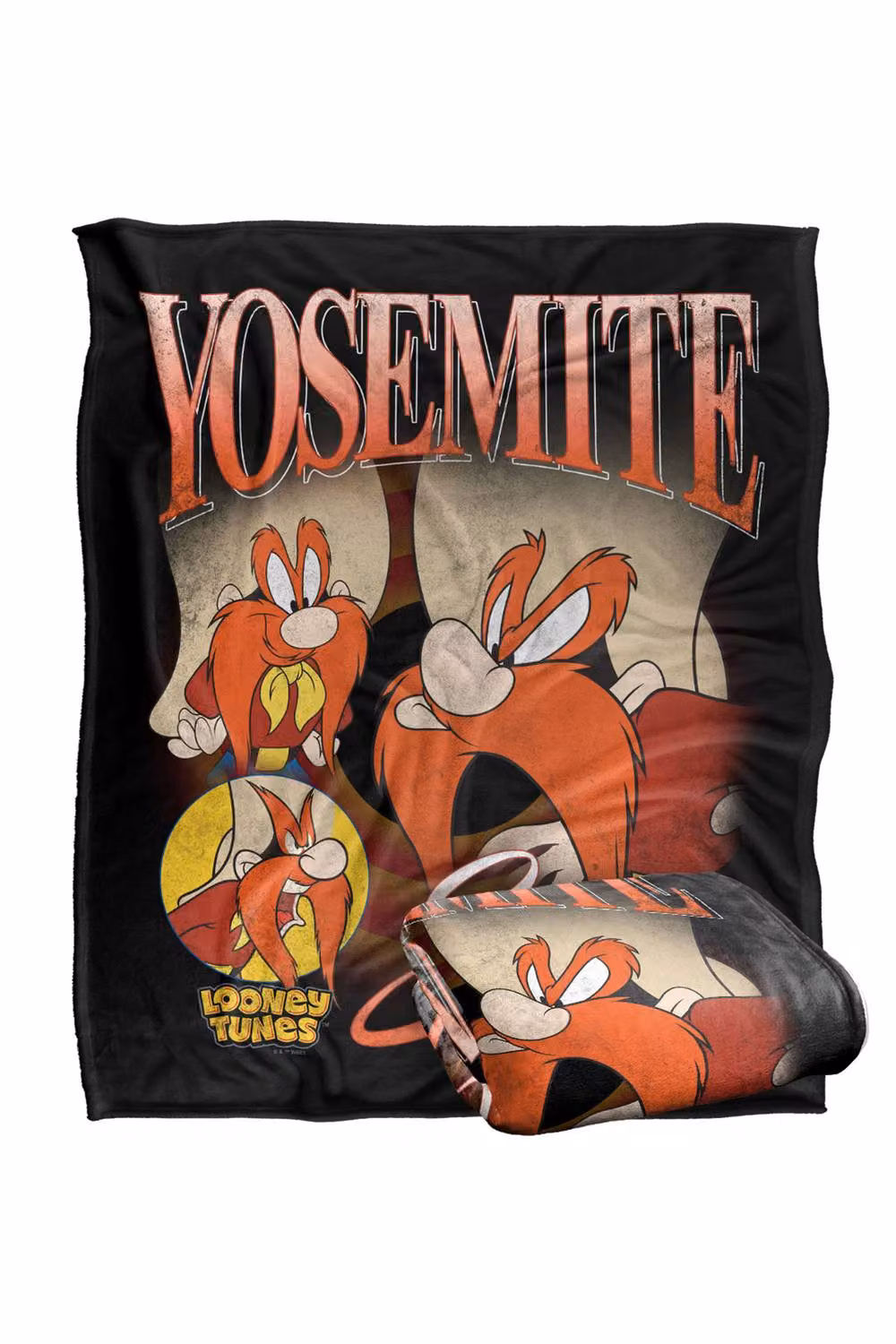 LOGOVISION Looney Tunes Yosemite Sam Super Soft Fleece Throw Blanket, Multicolour, W/D/H: 91 x 147 cm – 6