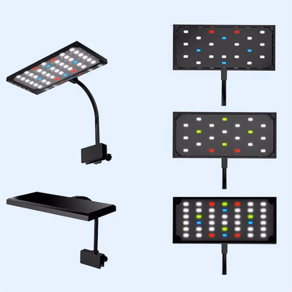 Nordara Black LED Full Spectrum Aquarium Grow Light with Dimmable Timer and RGB Functions – 3