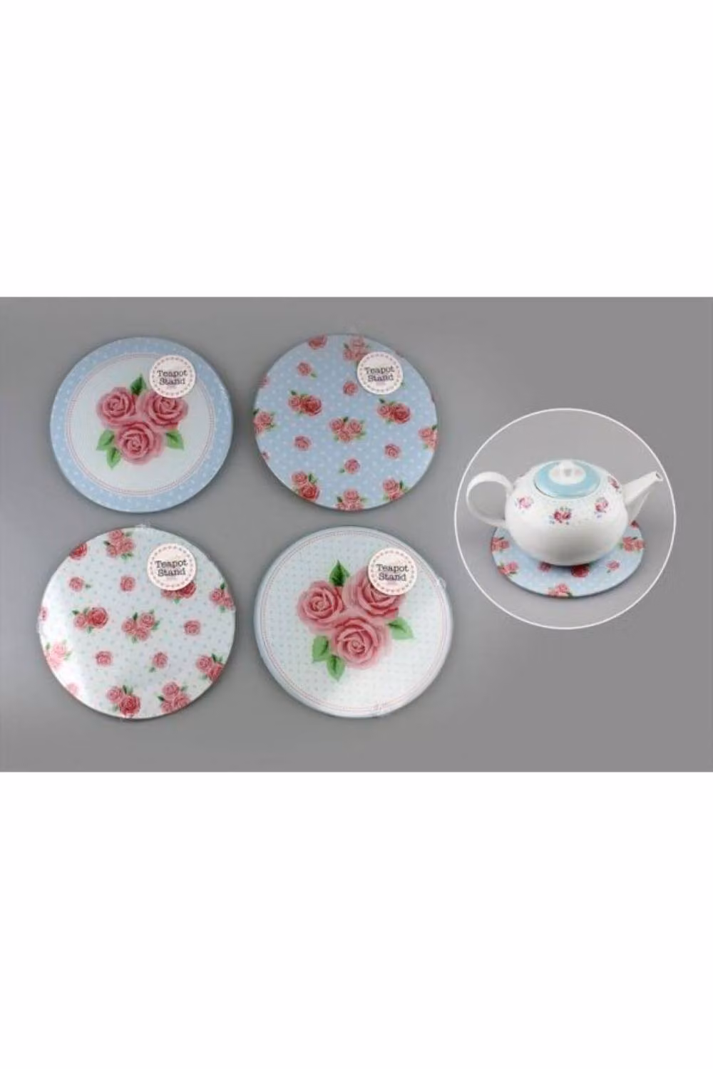 KDMD Afternoon Tea Trivet Teapot Stand, 5 Pack, Multicolour, Round, Non-Slip – 2