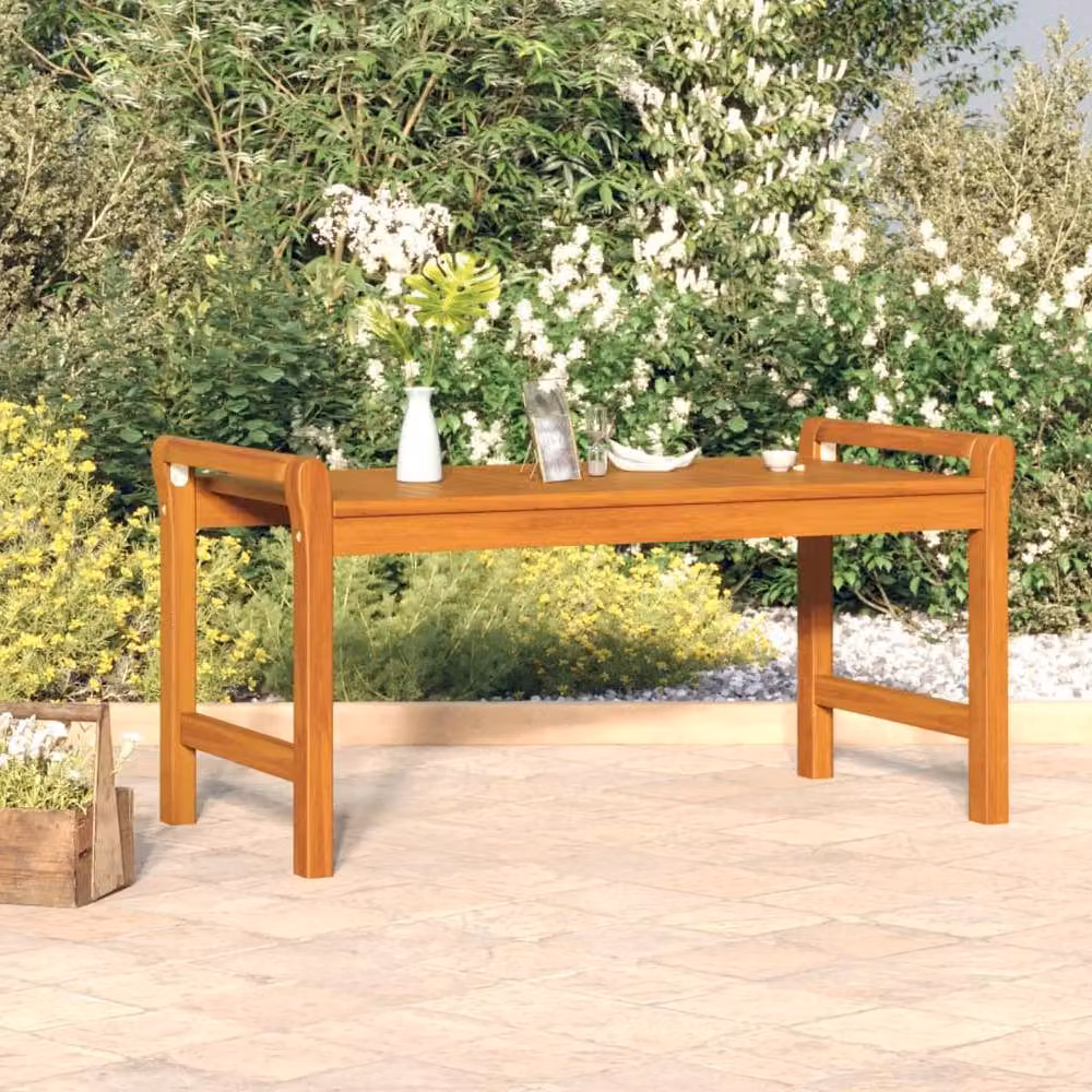 Berkfield Home Beautiful Rectangular Coffee Table in Brown Oiled Acacia Wood W/D/H: 100 x 50 x 50 cm – 2