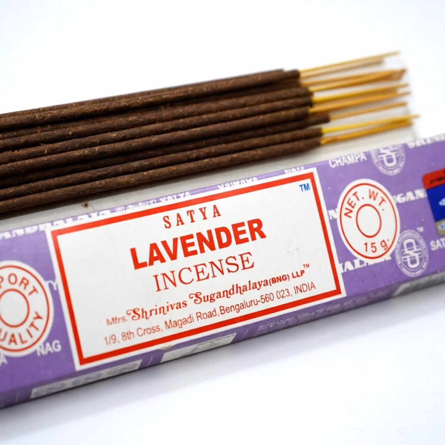 Ancient Wisdom Satya Lavender Floral Incense Sticks, 15g, Purple – 3