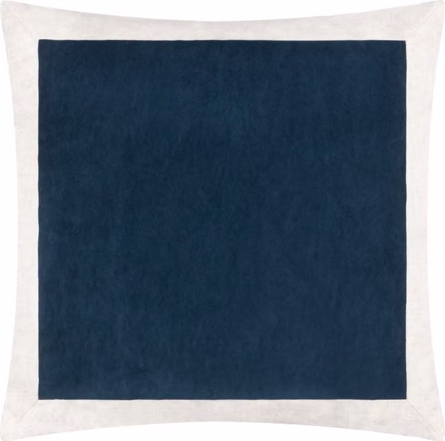 Make It A Home Blue Velvet Square Polyester Cushion