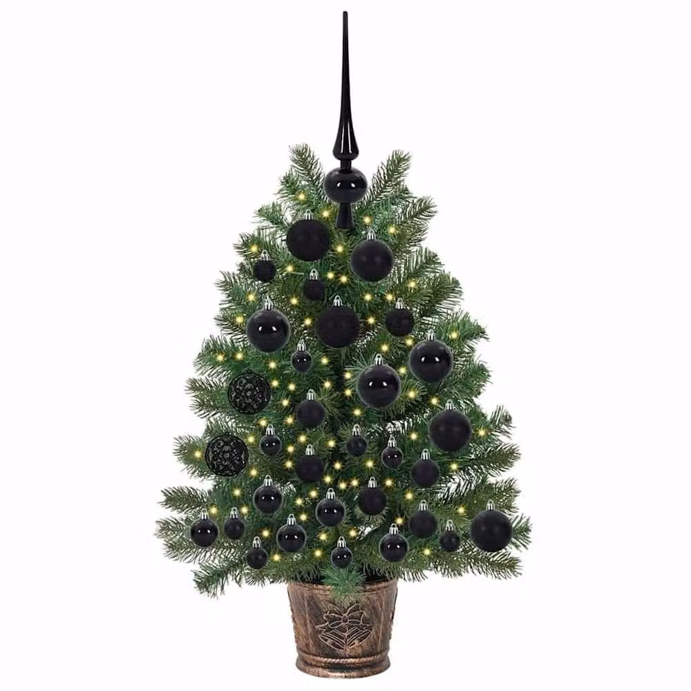 Berkfield Home Green Tabletop Artificial Christmas Tree with 150 LEDs, Height: 75 cm – 3
