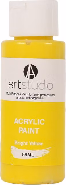 Art Studio Yellow Acrylic Paint for Professionals