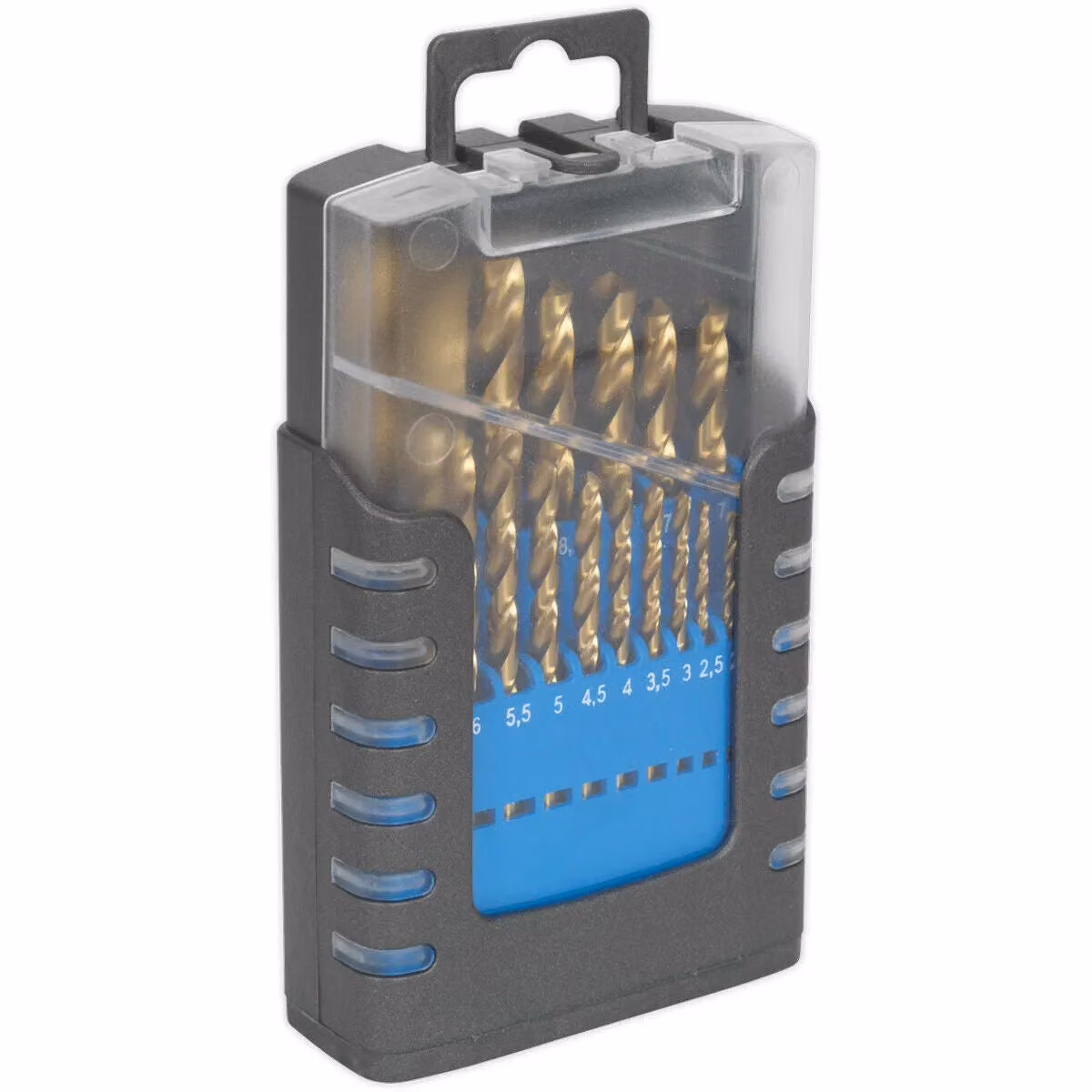 Loops 19 Piece HSS Twist Drill Bit Set in Gold and Multicolour – 2