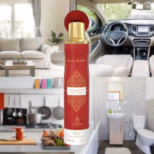 French Arabian Perfumes Arabian Rouge Air Freshener, 300ml, Red – 2
