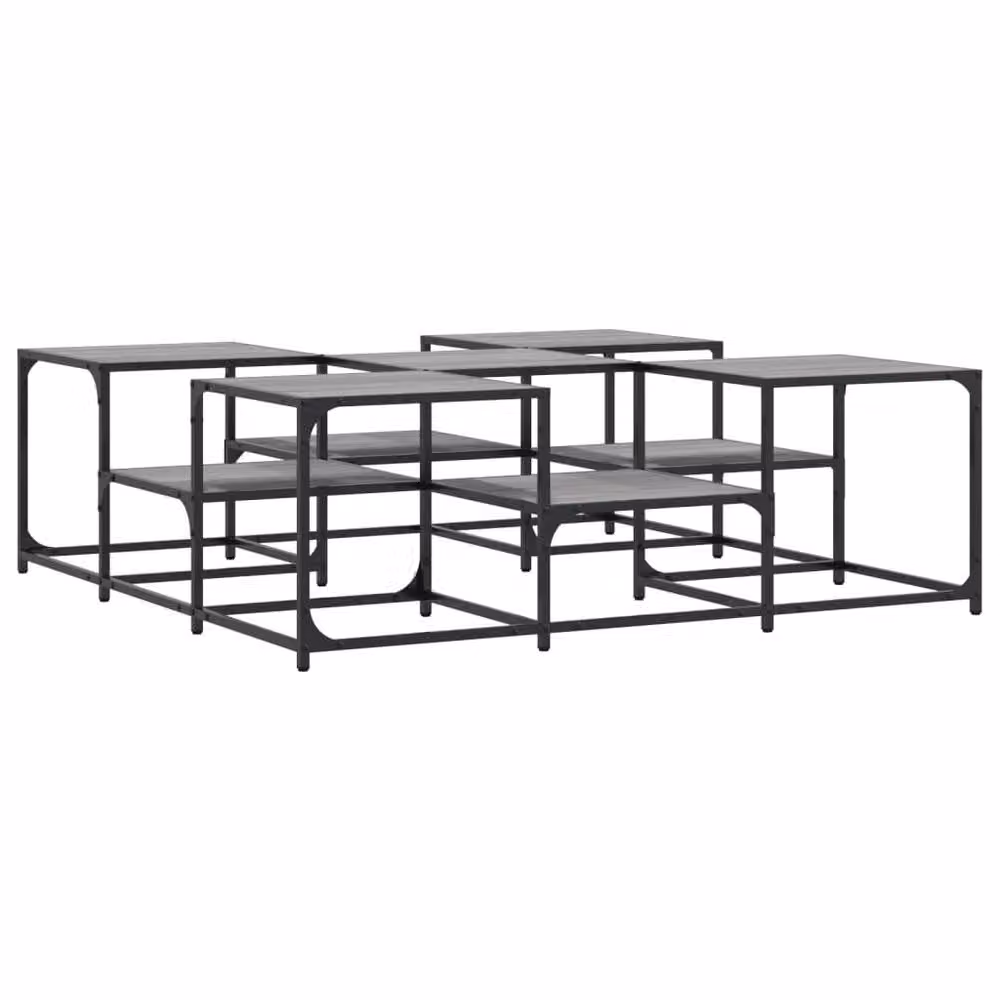 Berkfield Home Grey Sonoma Decorative Coffee Table, W/D/H: 121 x 121 x 40 cm – 2