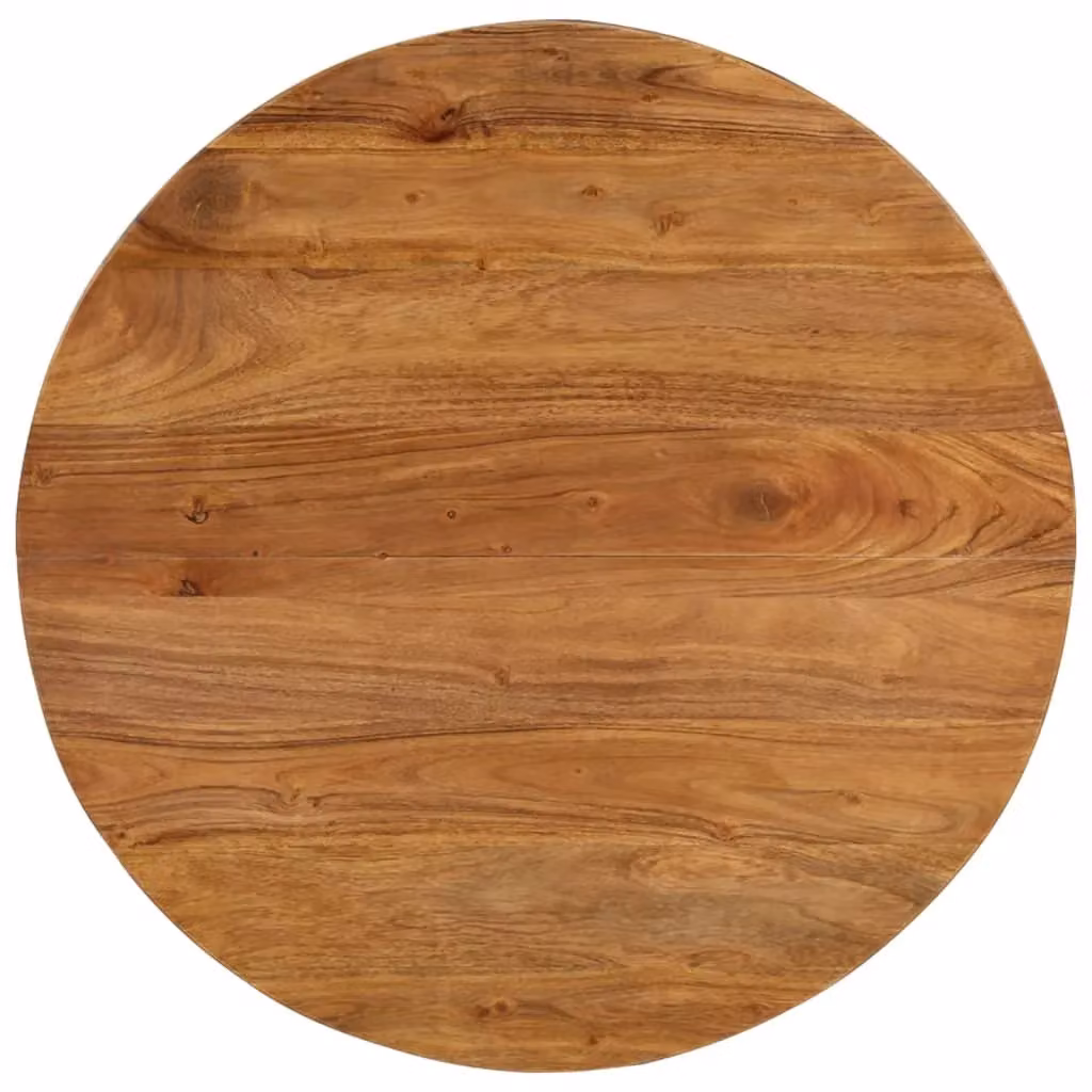 Berkfield Home Square Acacia Wood Coffee Table in Brown, W/D/H: 65 x 65 x 32 cm – 3