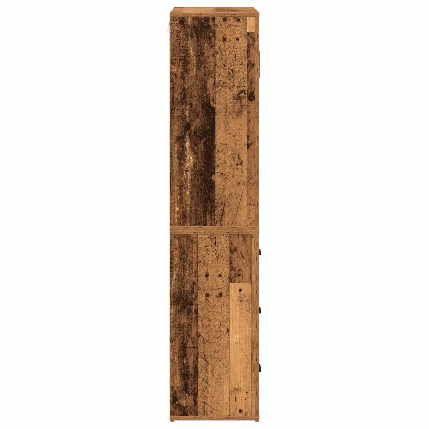 Berkfield Home Old Wood Highboard in Brown, W/D/H: 80 x 33 x 150 cm – 3