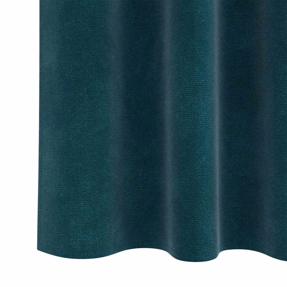 Berkfield Home Dark Green Velvet Blackout Curtains with Top Tape, 2 Pack – 6