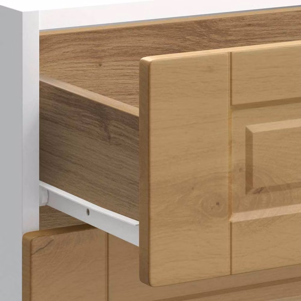 Berkfield Home Porto Artisan Oak Kitchen Base Cabinet, Brown, H 81.5 x W 60.0 x D 46.0 cm – 3