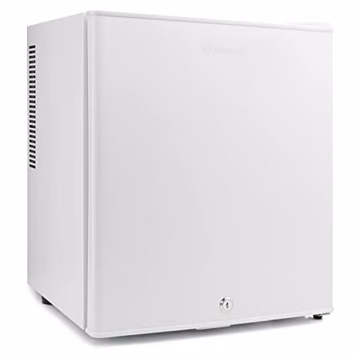 Subcold Aire30 LED Mini Fridge, 30L Thermoelectric Countertop Model with Solid Door and Interior LED Light, White, W/D/H: 40 x 40 x 48 cm