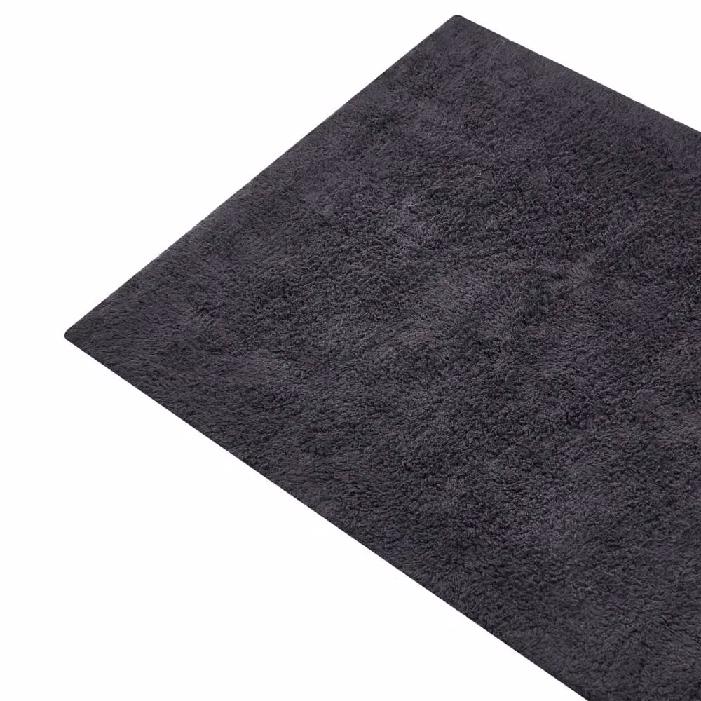 Wyld and Coco Black Cotton Bath Mat, W: 60 cm x D: 90 cm – 3