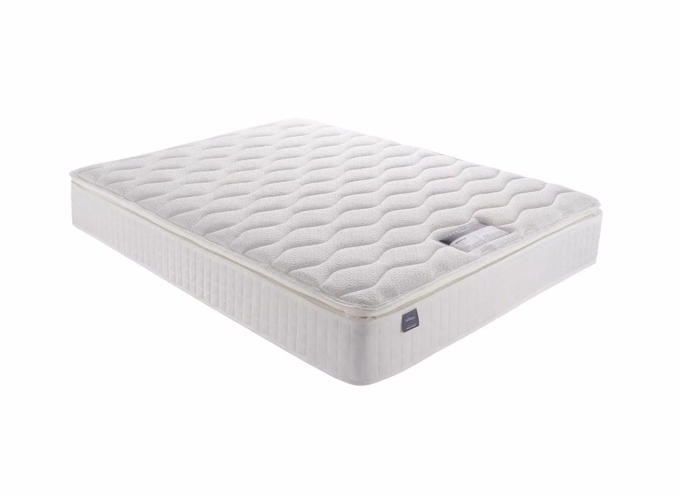 Silentnight Portchester 800 Pocket Eco Pillowtop Mattress in White