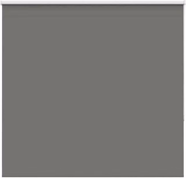 Berkfield Home Grey Blackout Roller Blind, Thermal Insulating Polyester, W: 160 cm, H: 130 cm