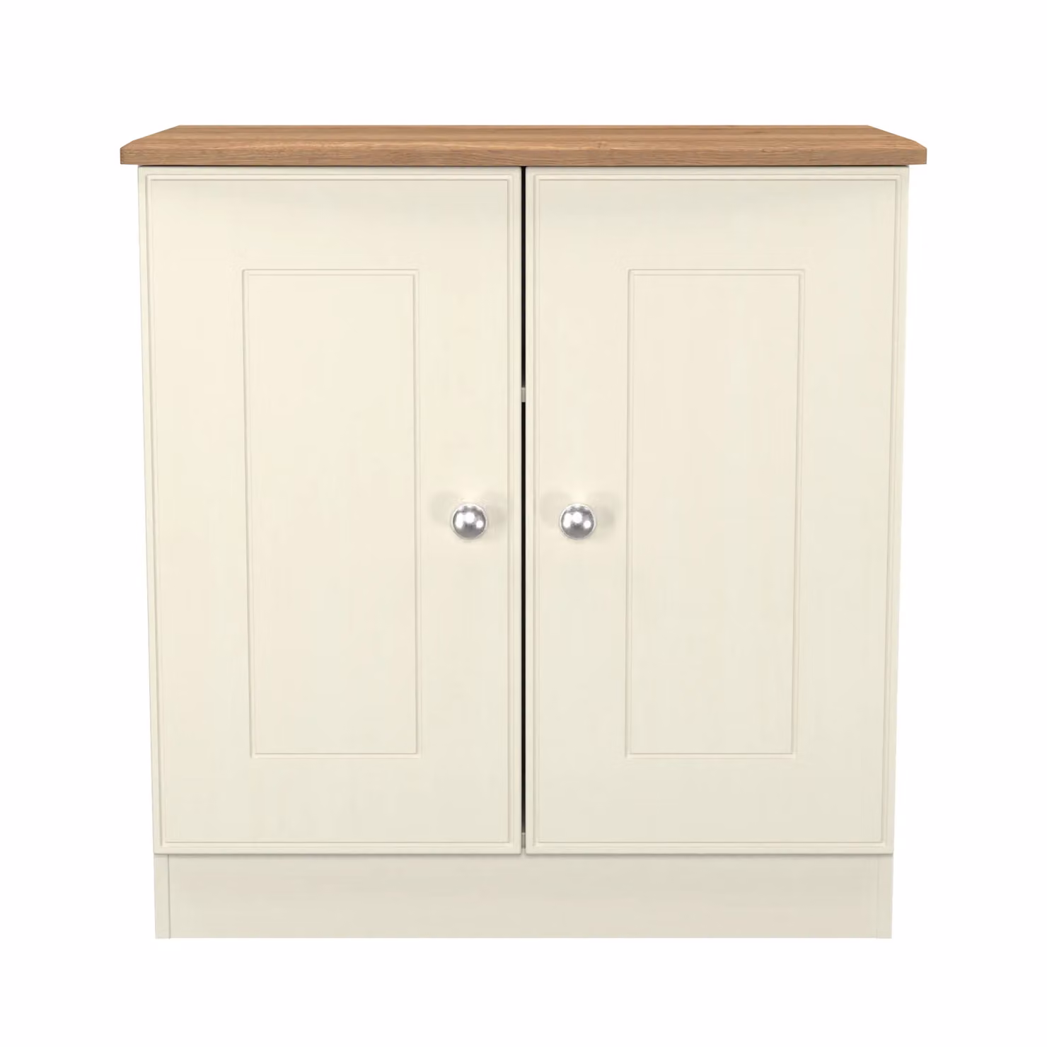 Ready Assembled 2 U Albert 2 Door Freestanding Cabinet in Beige – 2