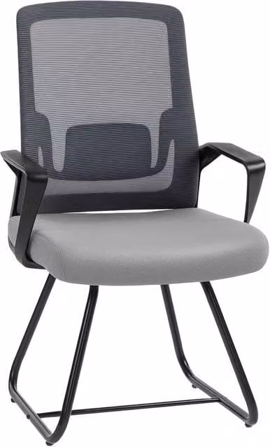 Rolipo Mesh Meeting Office Chair with Lumbar Support in Dark Grey – 1