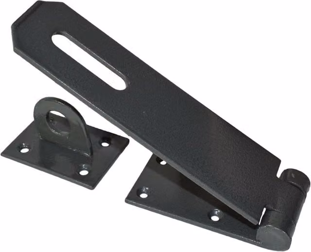 Marco Paul Matt Black Steel Security Hasp and Staple – 1