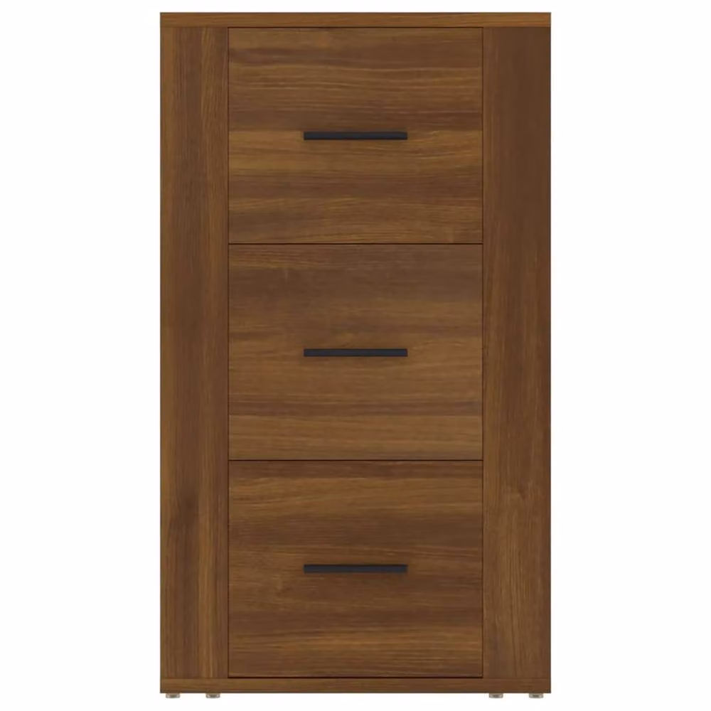 Berkfield Home Modern Brown Oak Sideboard, W/D/H: 40 x 33 x 70 cm – 3
