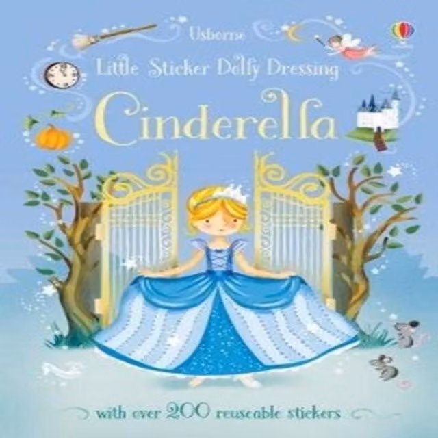 Fiona Watt Little Sticker Dolly Dressing Fairytales Cinderella Multicolour Paperback Book