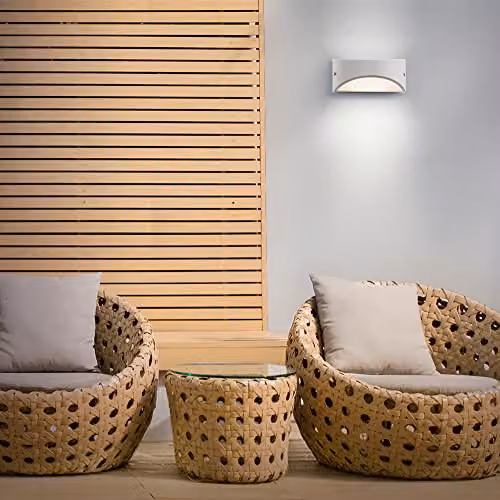 Netlighting Kapa Up Down LED Wall Fixture White IP54 8.7W 4000K 444lm – 2
