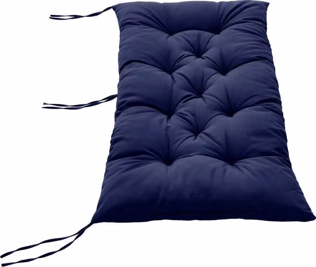 Livingandhome Reversible Rectangular Soft Thicken Seat Cushion in Blue Polyester