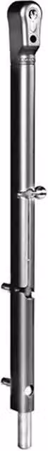 Locinox Lockable Drop Bolt for Ready Made Gates, Grey RAL 7016