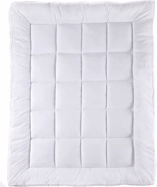 Spetlek Hotel Quality Mattress Topper, 10cm Deep, White