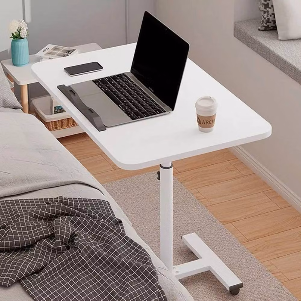 FORGEVIO White Adjustable Height Bedside Table – 3