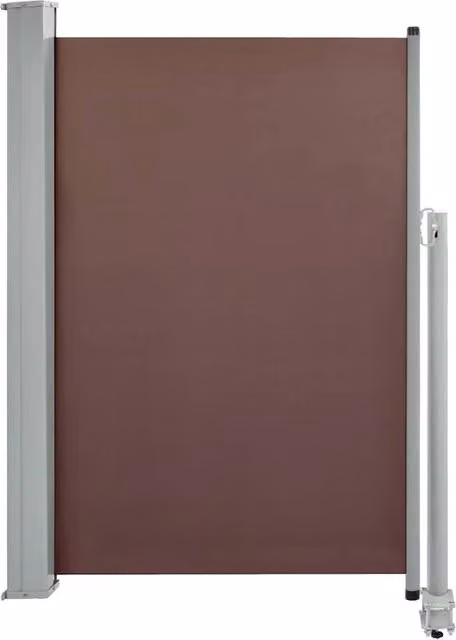 Berkfield Home Brown Retractable Side Awning with Manual Pull, W/D/H: 300 x 120 x 120 cm