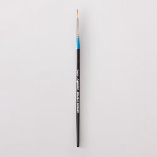 Daler-Rowney Aquafine Round Watercolour Brush with Soft Synthetic Hair and Short Handle