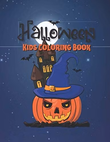 Halloween Kids Coloring Book with 30 Pages of Spooky Fun by Independently Published