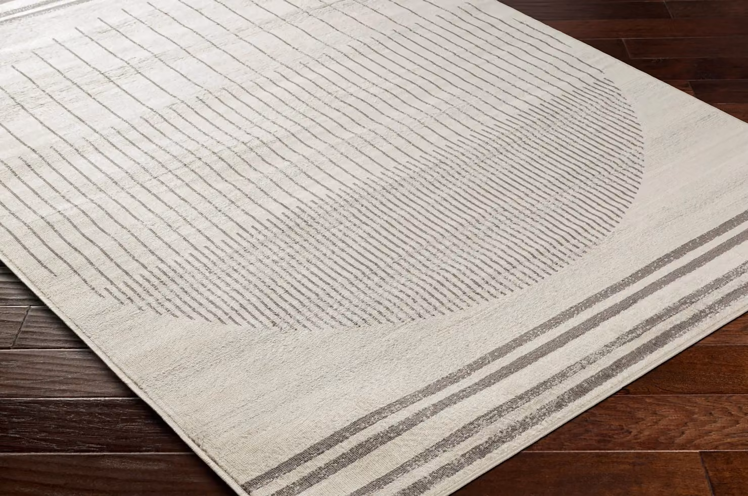 Livabliss Floransa Geometric Modern Rug in Grey and Brown, W: 160 cm, D: 215 cm – 2