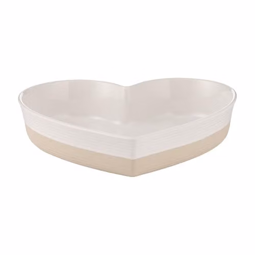 Mason Cash Rustic Charm Heart Stoneware Pie Dish, 1.5 l, Beige – 1