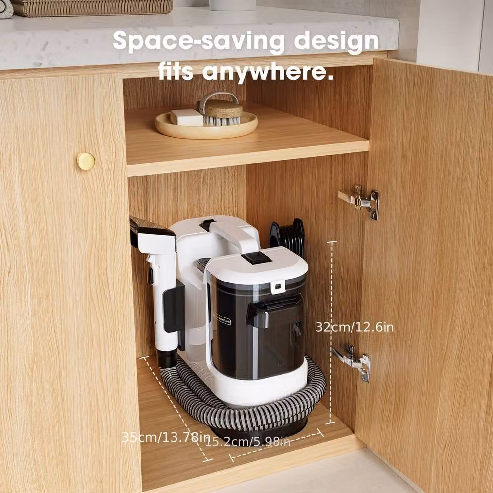 Dragodirect Portable Spot Cleaner with Clean and Waste Water Tanks, White – 6