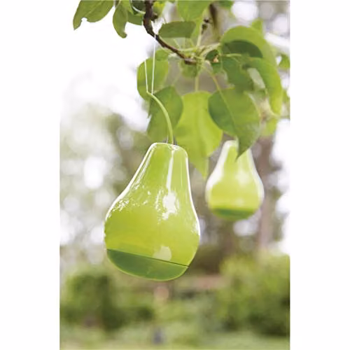 Luxform LED Solar Pear Hanging Garden Light in Green – 1