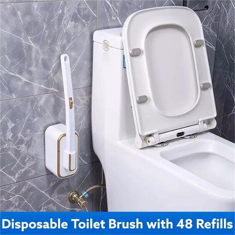 Nordara Disposable Toilet Brush with Refills in White – 3