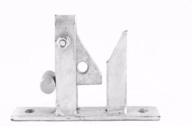 Unifix 500 Self Locking Gate Catch, Silver, W: 175 mm, H: 114 mm, Pack of 5