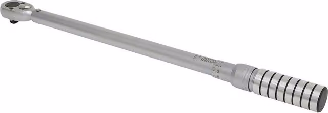 Loops Micrometer Style Torque Wrench with 1/2 inch Square Drive and Flip Reverse Function, 60 to 340 Nm, Silver and Multicolour