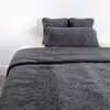 Native Natural Grey Merino Wool Quilt, W: 130 cm, L: 200 cm