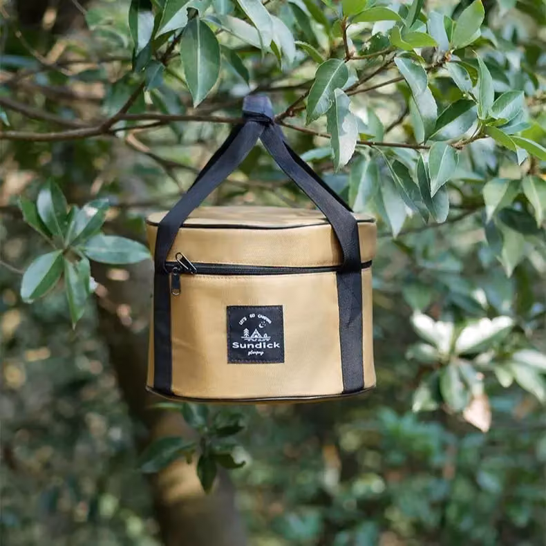 Leaper Insulated and Shockproof Outdoor Cookware Storage Bag in Beige – 5