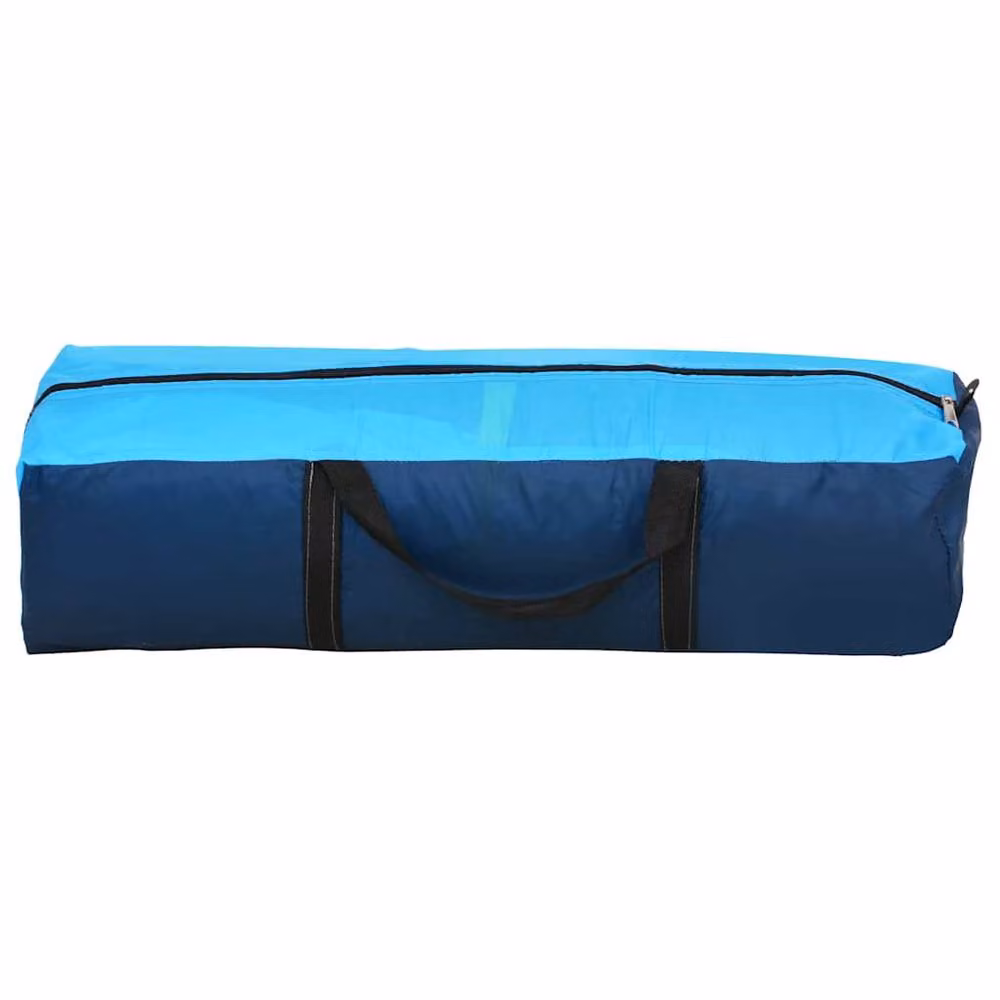 Berkfield Home Party Tent with LED and 4 Sidewalls, Blue, W: 3.6 m, D: 3.6 m, H: 2.3 m – 4
