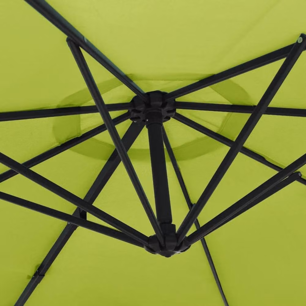 Berkfield Home Wall-mounted Parasol in Green, 290 cm – 3