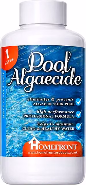 Homefront Algaecide for Hot Tubs, Spas, Jacuzzis and Pools, White, 1 kg
