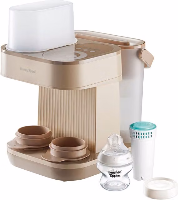 Tommee Tippee PerfectPrep Pro Formula Powder Dispenser and Bottle Maker in Nutmeg