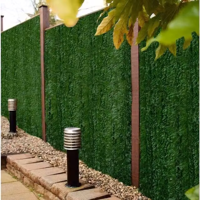 Best Artificial Green Conifer Leaf Hedge Screening, Wall-Mounted, Height: 300 cm