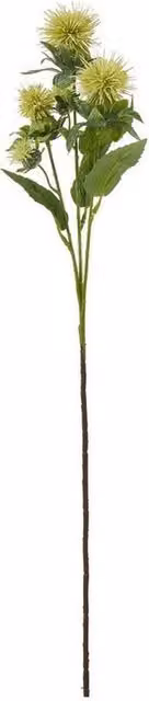 Lemon Pavilion Furniture and Decor Hill Interiors Safflower Spray in Green and Yellow, Height: 57 cm – 1
